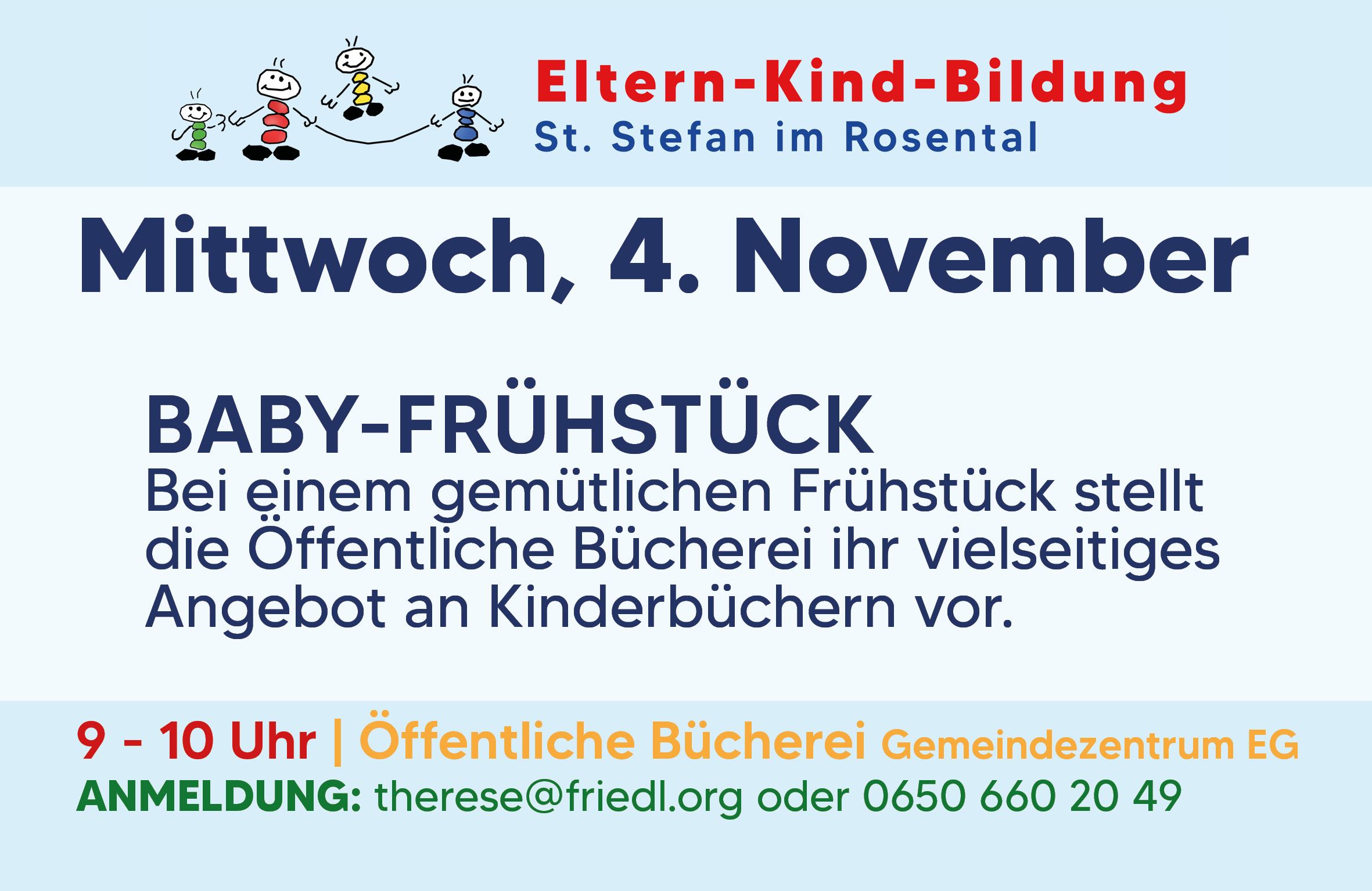 EKB: 4. November 2026 - Baby Frühstück