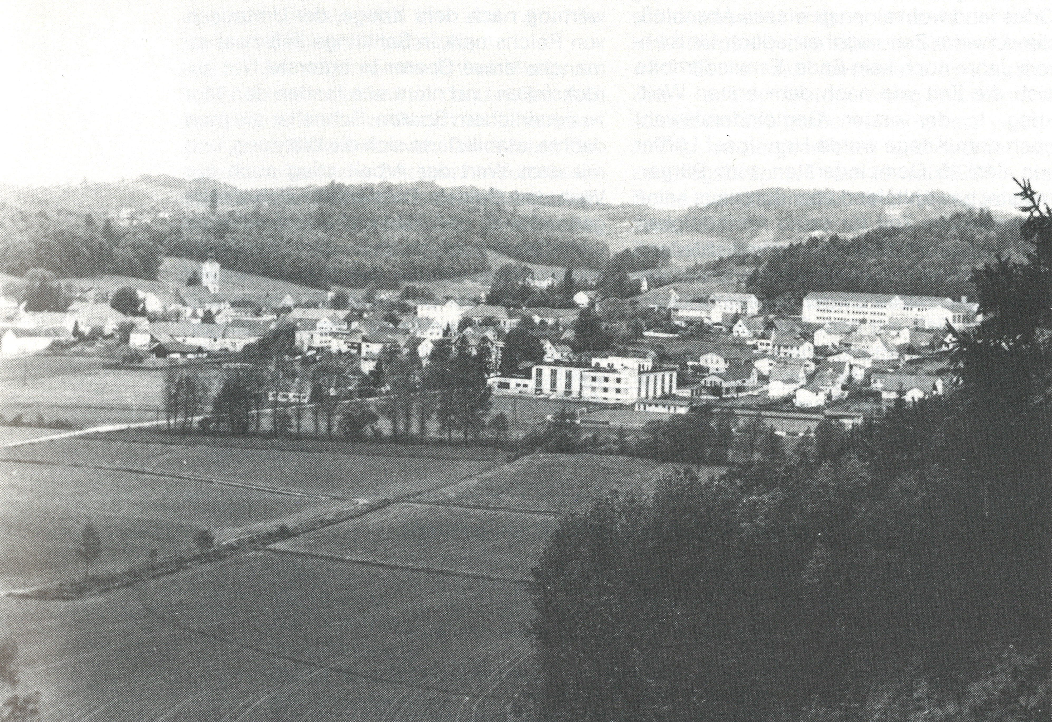 Ortsbild im Jahr 1984